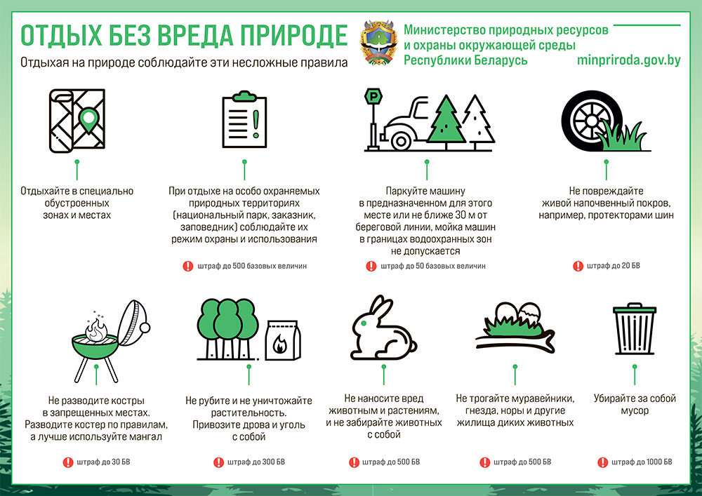 Отдых без вреда природе