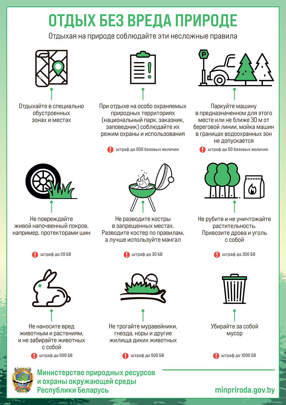 Отдых без вреда природе